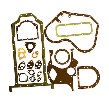 Aftermarket New Bottom Gasket Set Fits MF 1080 1085 285 298 320 540 592 Plus 743789M91